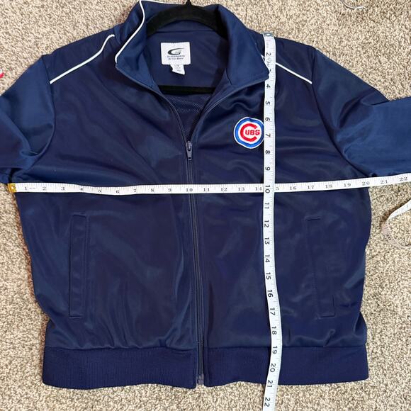 Chicago Cubs Track Jacket G-III for her by Carl Banks Womens Large - Picture 4 of 5